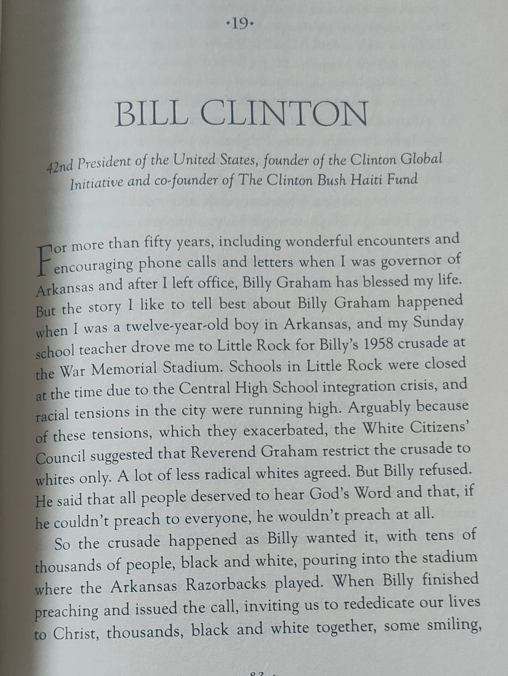 FALL READING: BILLY GRAHAM AND ME